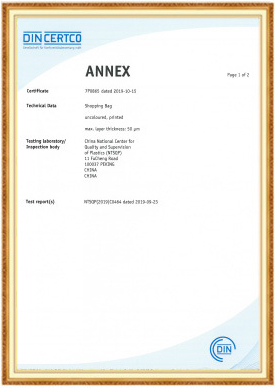ANNEX证书
